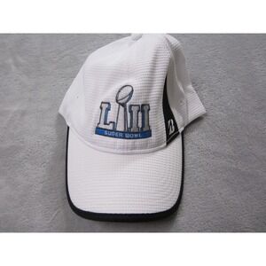 Super Bowl LII Hat Cap‎ Strap Back Mens White Black Mesh NFL Football 2018